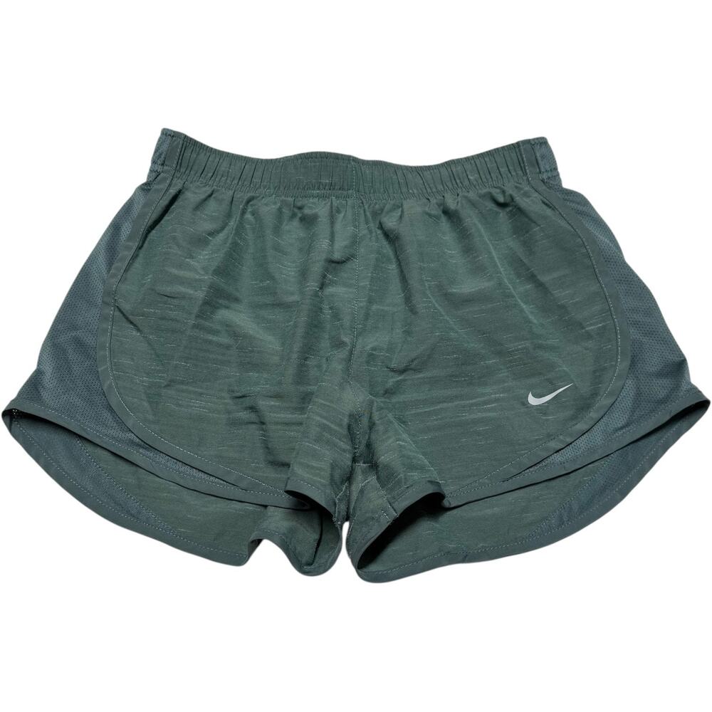 Nike Dri-Fit Lined Running Shorts Green Small